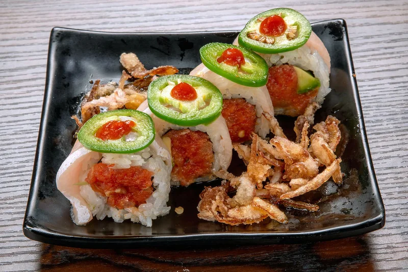 Yellowtail Crispy Onion